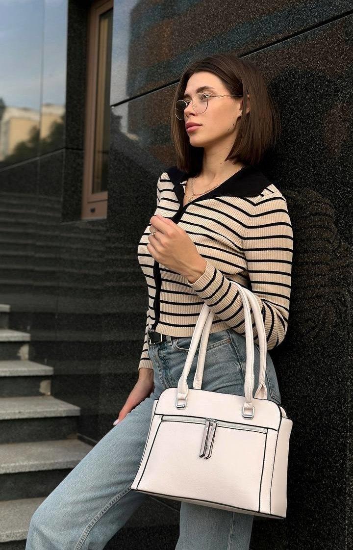 Сумка жіноча бежева код 7-525, фото 1