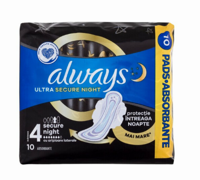 Прокладки Always Ніч Ультра 10 шт 8006540903711