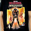 Футболка унісекс Deadpool and Wolverine M чорний, фото 2