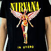 Футболка унісекс Nirvana (In Utero) S чорний, фото 2