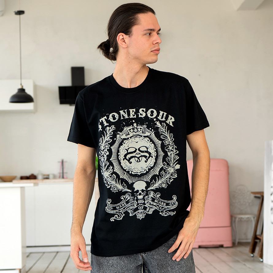 Футболка унісекс Stone Sour (Made Of Scars) M чорний, фото 1