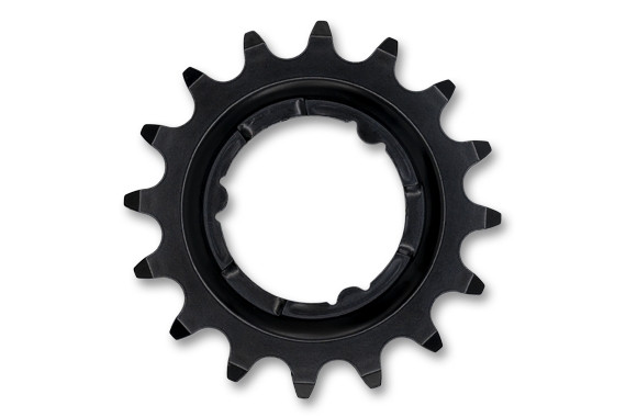 Зірка задня KMC Shimano Narrow 16T чорна 3/32"