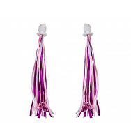 Прикраса на кермо Green Cycle GCS-552 тканинні смужки з акриловими бусами