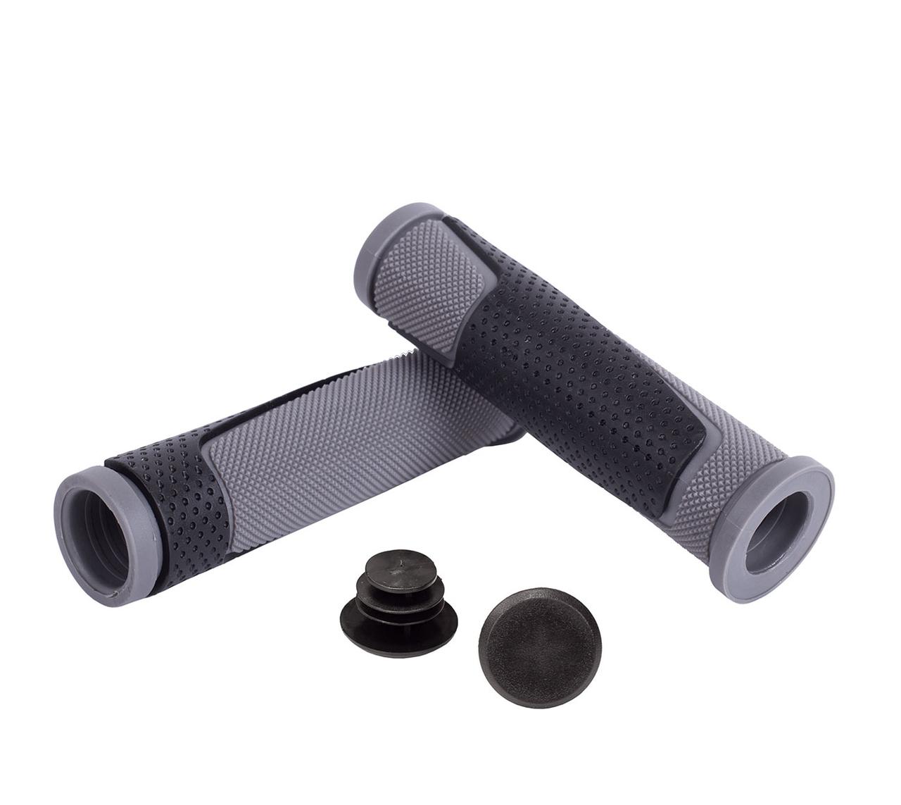 Грипси Green Cycle GGR-004 125mm чорно-сірі з барендами