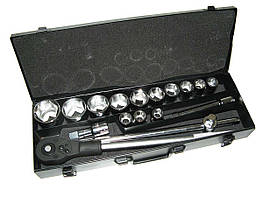 Набір інструментів 17 пр. 1/4" НГ-2017П Alloid - оригінал