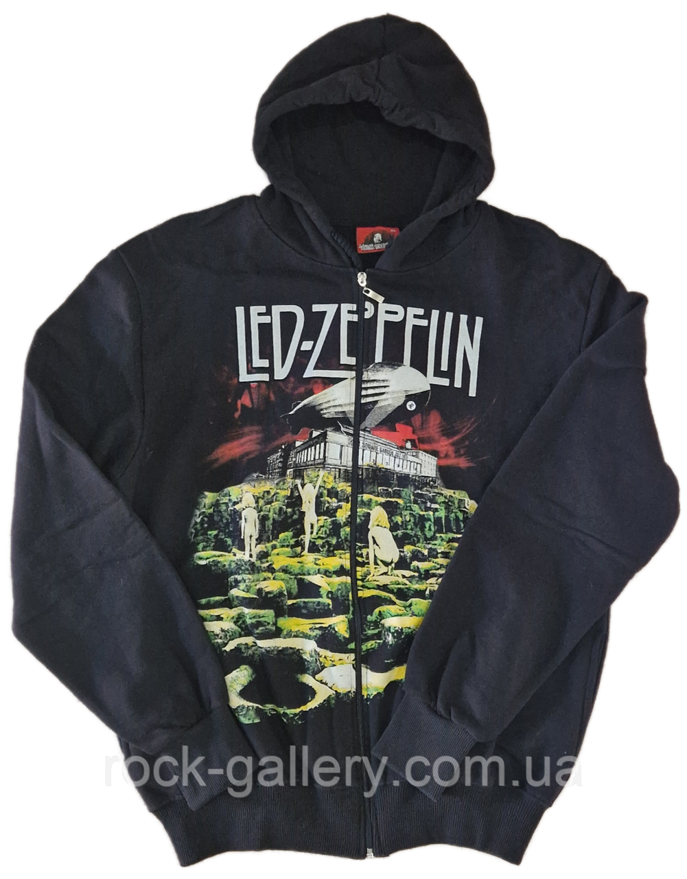 Толстовка/худі з капюшоном на блискавці "Led Zeppelin" XL Туреччина