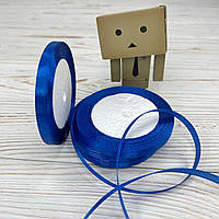 *10 рул* / Стрічка атласна / 0,6 см / Синя / 25 ярдів (22,86 м)