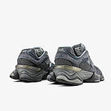 Чоловічі / жіночі кросівки New Balance 9060 Grey Blue, унісекс сірі замшеві кросівки нью беланс 9060 ню беленс NB 9060 нб, фото 5