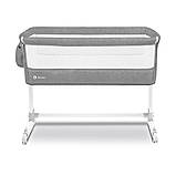 Ліжечко приставне Lionelo THEO CONCRETE, фото 2