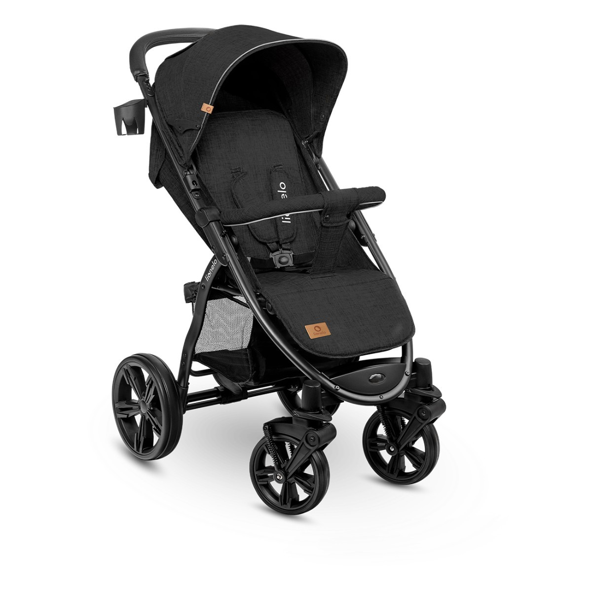 Прогулянкова коляска Lionelo ANNET BLACK CARBON, фото 1