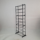 Полиця органайзер стелаж підставка для взуття Amazing Shoe Rack на 30 пар -ST-775-Black., фото 6