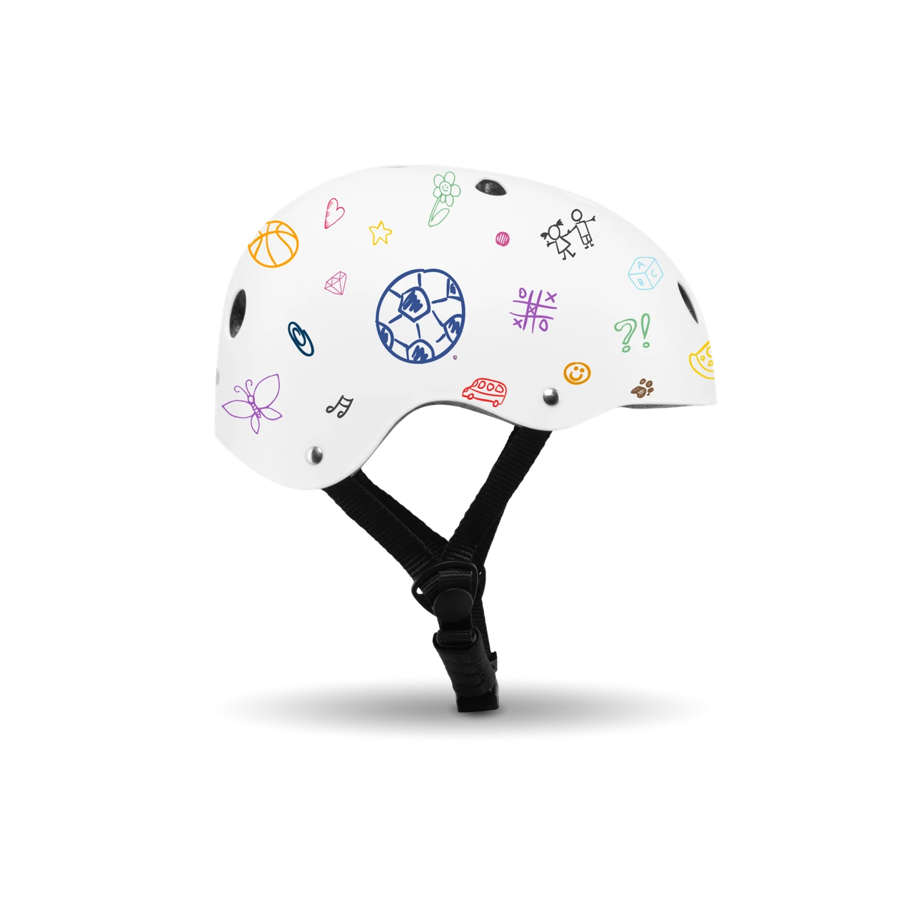 Велосипедний шолом Lionelo Helmet White