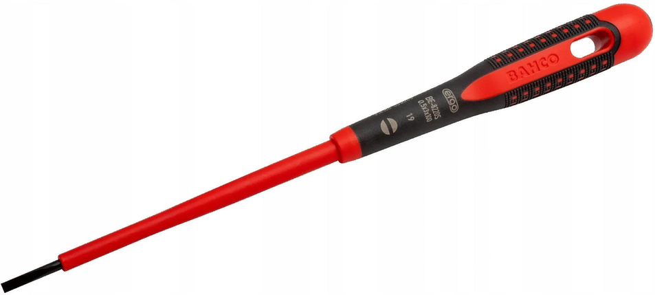 Викрутка під гвинти зі шліцем Bahco / Бако BE-8259S електроізольована (Швеція), фото 1