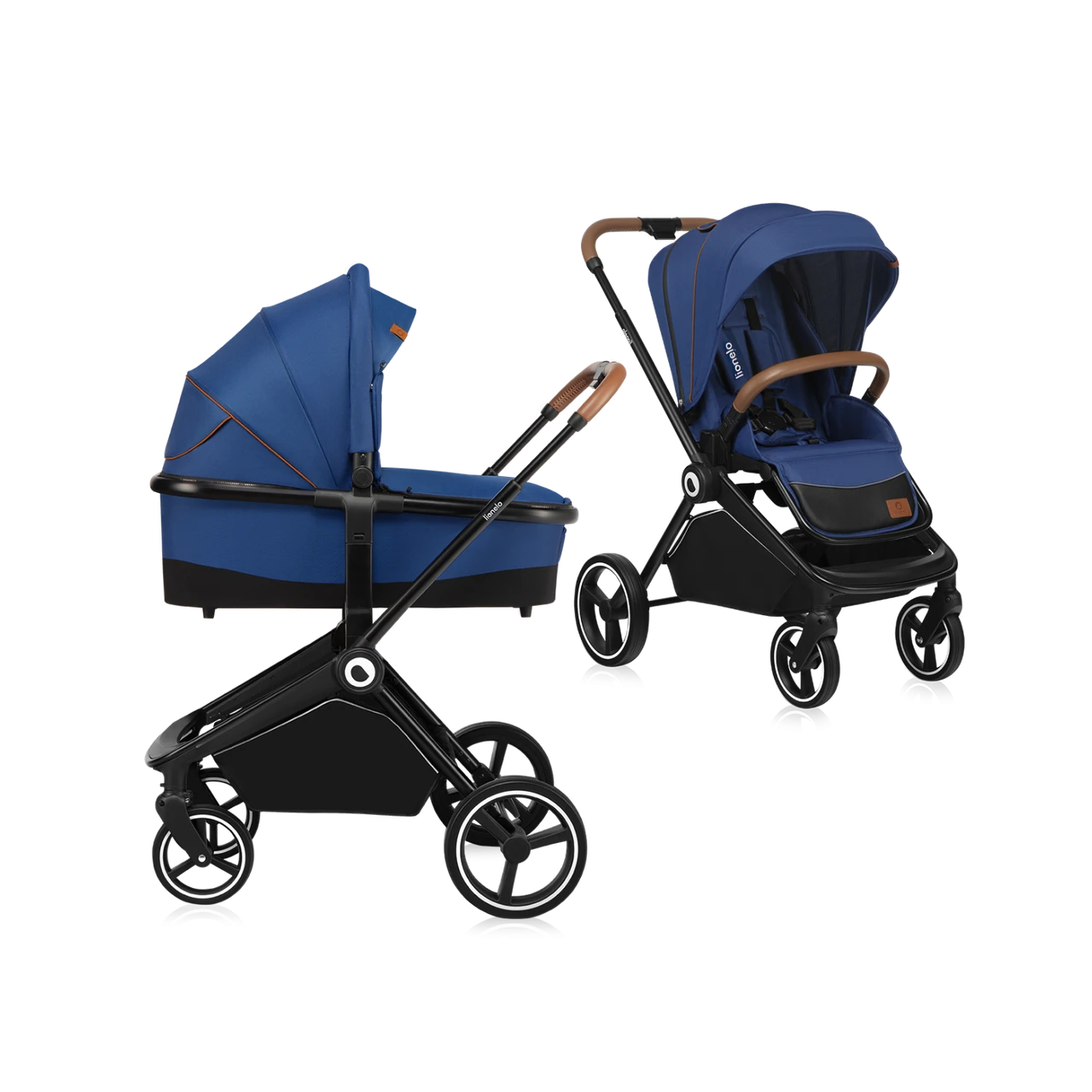 Універсальна коляска 2 в 1 Lionelo MIKA 2IN1 BLUE NAVY, фото 1