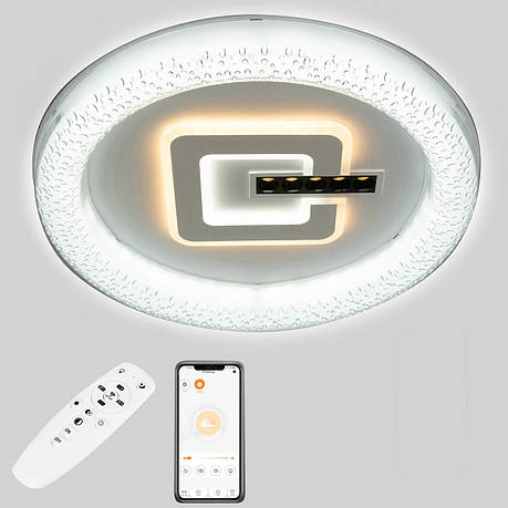 Стельова LED люстра, світлодіодний світильник Sunlight 6211/500, фото 1