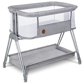 Ліжечко приставне Lionelo LUNA GREY CONCRETE