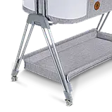 Ліжечко приставне Lionelo LUNA GREY CONCRETE, фото 4