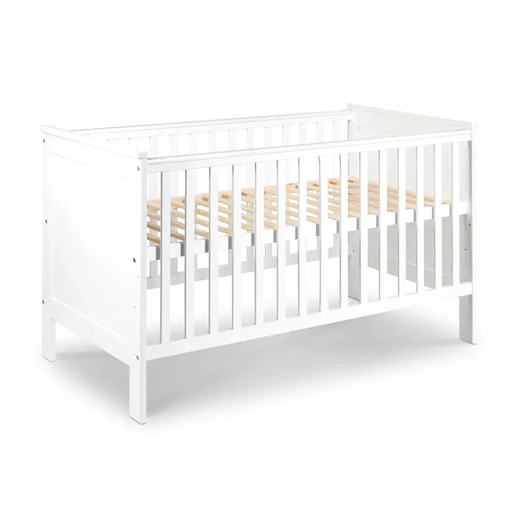 Дитяче ліжечко KLUPS IWO White з  перегородкою