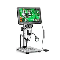 Цифровий мікроскоп з пультом керування на штативі DM9 (1200Х, 7", 12 MP)