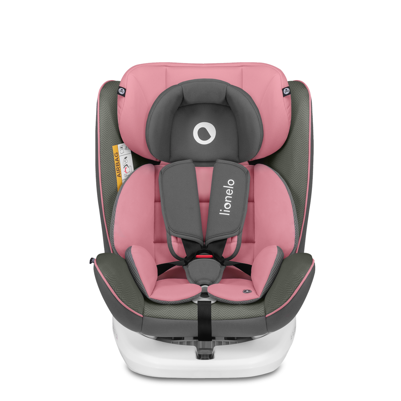 Дитяче автокрісло Lionelo BASTIAAN PINK BABY (white base)