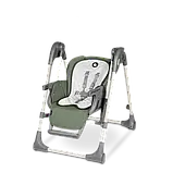 Стілець для годування з функцією гойдалки Lionelo LAURICE GREEN OLIVE, фото 4