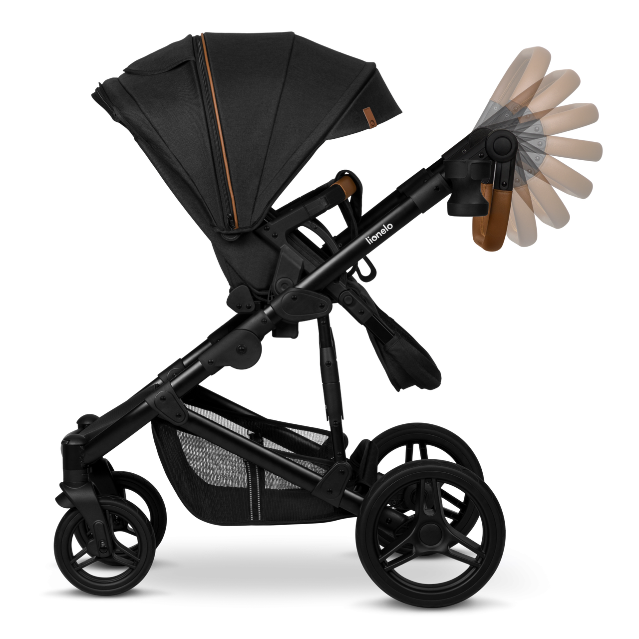 Універсальна коляска 2 в 1 Lionelo MARI TOUR BLACK ONYX, фото 1