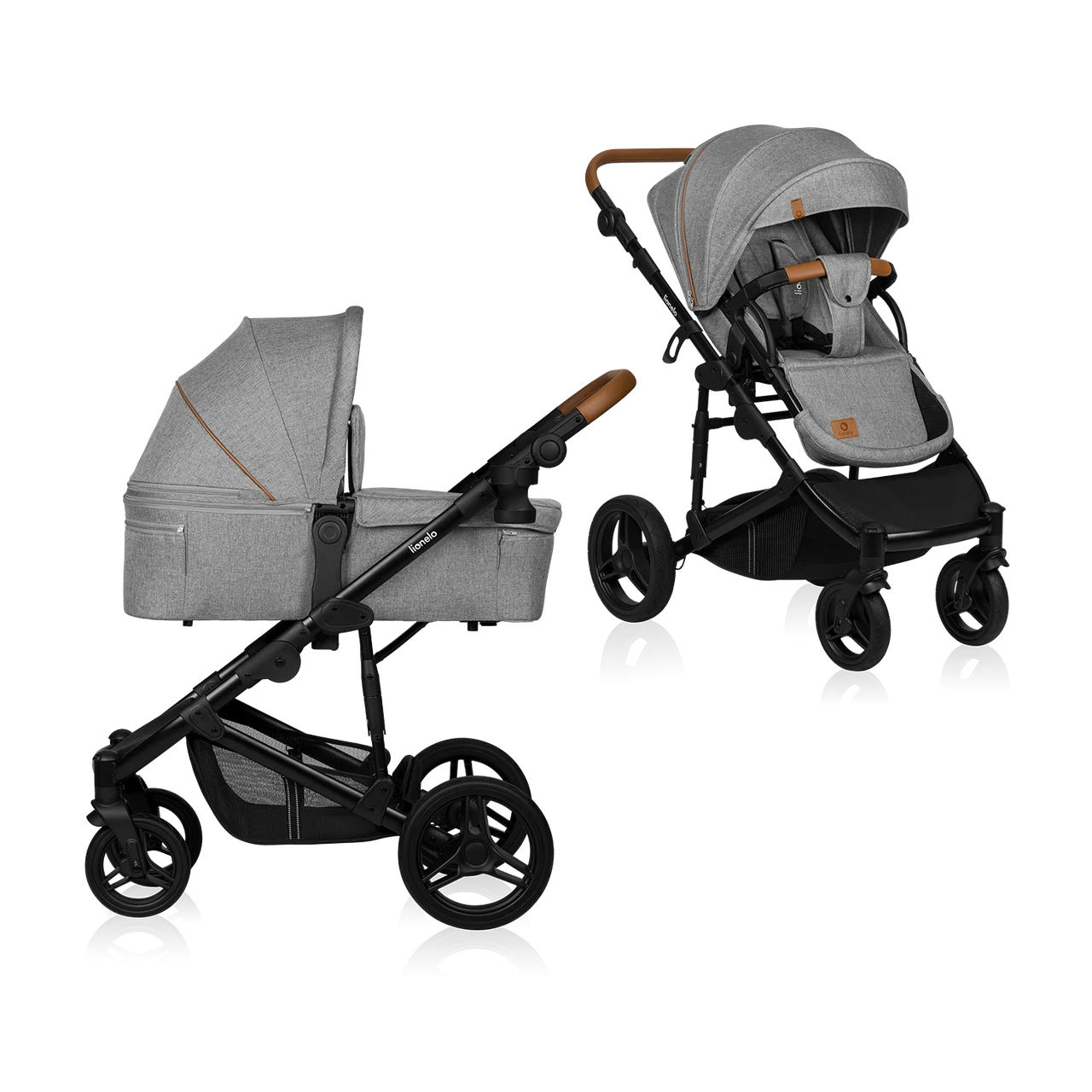 Універсальна коляска 2 в 1 Lionelo MARI TOUR GREY STONE, фото 1