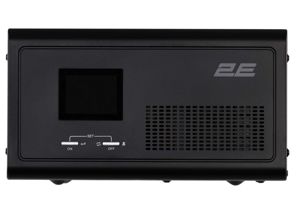 Инвертор 2E HI1600, 1600W, 24V - 230V, LCD, AVR, 2xSchuko + DC output (2E-HI1600)