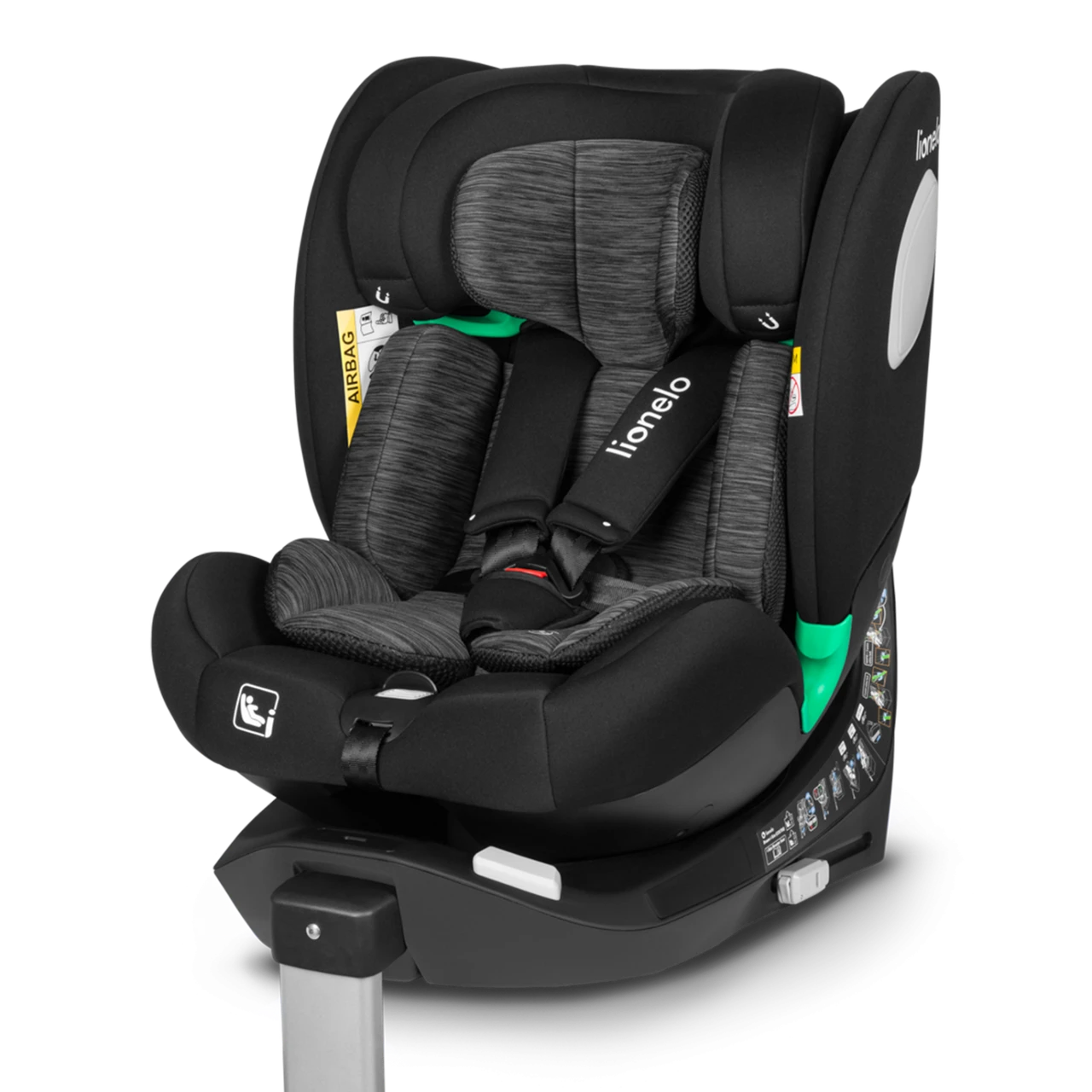 Дитяче автокрісло Lionelo BRAAM I-size BLACK CARBON