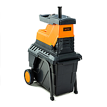 Якісний cадовий подрібнювач GTM MS2800/45 фрезерний механізм : 2800 Вт, діаметр гілки 45 мм, ніж, контейнер 55 л, фото 2