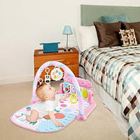 Дитячий ігровий килимок, дитячий піаніно-гімнастичний килим, дитячий килимок, музичний центр активності Kick & Piano Gym Tummy