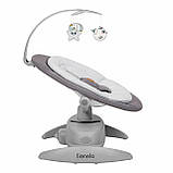 Крісло-гойдалка Lionelo MELL GREY STONE, фото 5