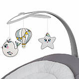 Крісло-гойдалка Lionelo MELL GREY STONE, фото 8