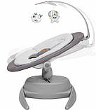 Крісло-гойдалка Lionelo MELL GREY STONE, фото 9