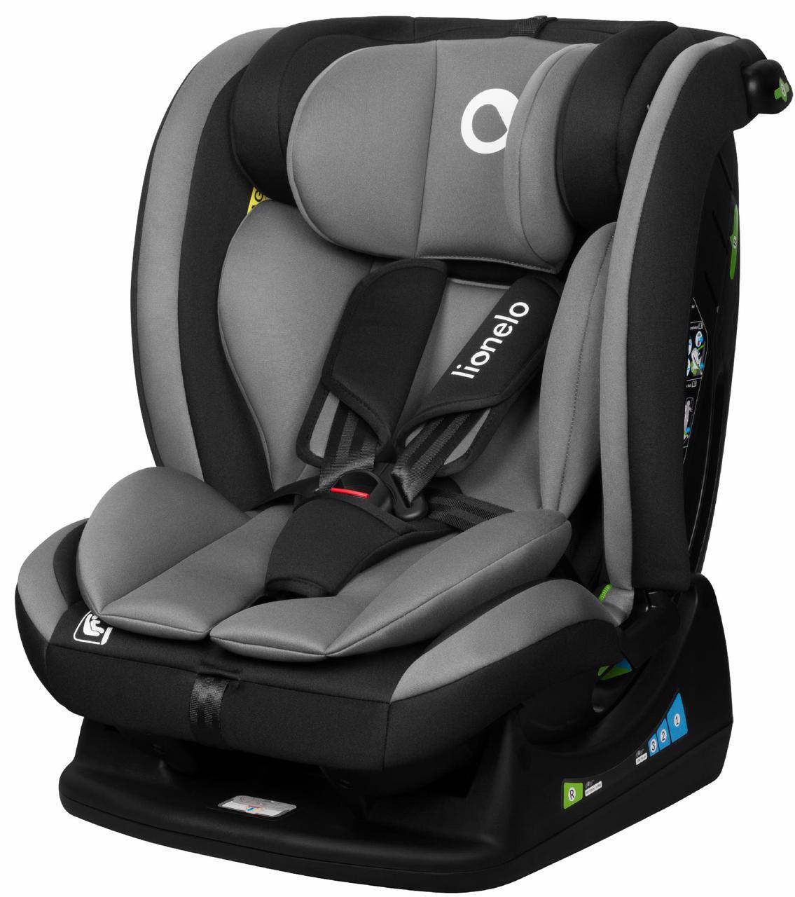 Дитяче автокрісло Lionelo AART I-SIZE GREY GRAPHITE