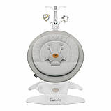 Крісло-гойдалка Lionelo MELL BEIGE SAND, фото 2