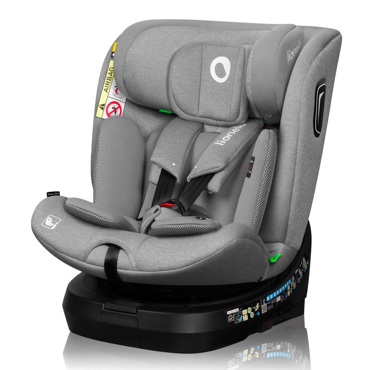 Дитяче автокрісло Lionelo BRAVE I-SIZE GREY STONE