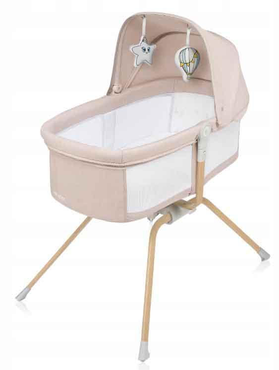 Ліжечко-колискова Lionelo MALIN EVO BEIGE NATURAL