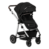 Універсальна коляска 2 в 1 Lionelo AMBER BLACK SILVER, фото 2