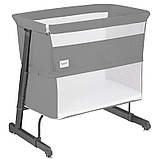 Ліжечко дитяче   5в1  Lionelo THOMI PLUS GREY CONCRETE, фото 4