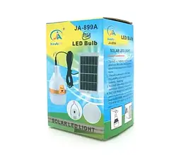 Фонарь-лампа Voltronic Junai JA-899A White (с солнечной панелью 100х60мм) YU227