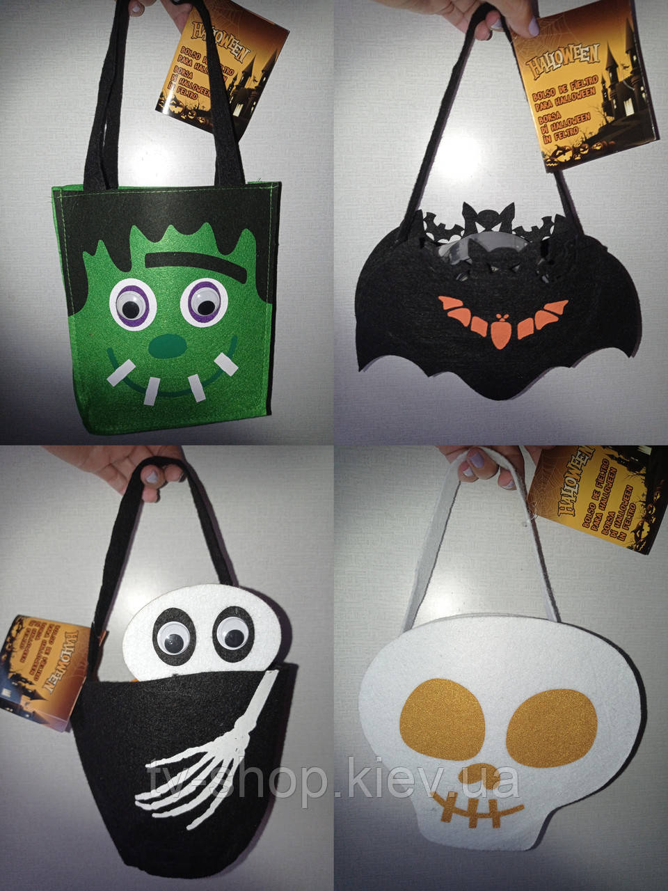 Сумочка з фетру для солодощів Halloween, фото 1