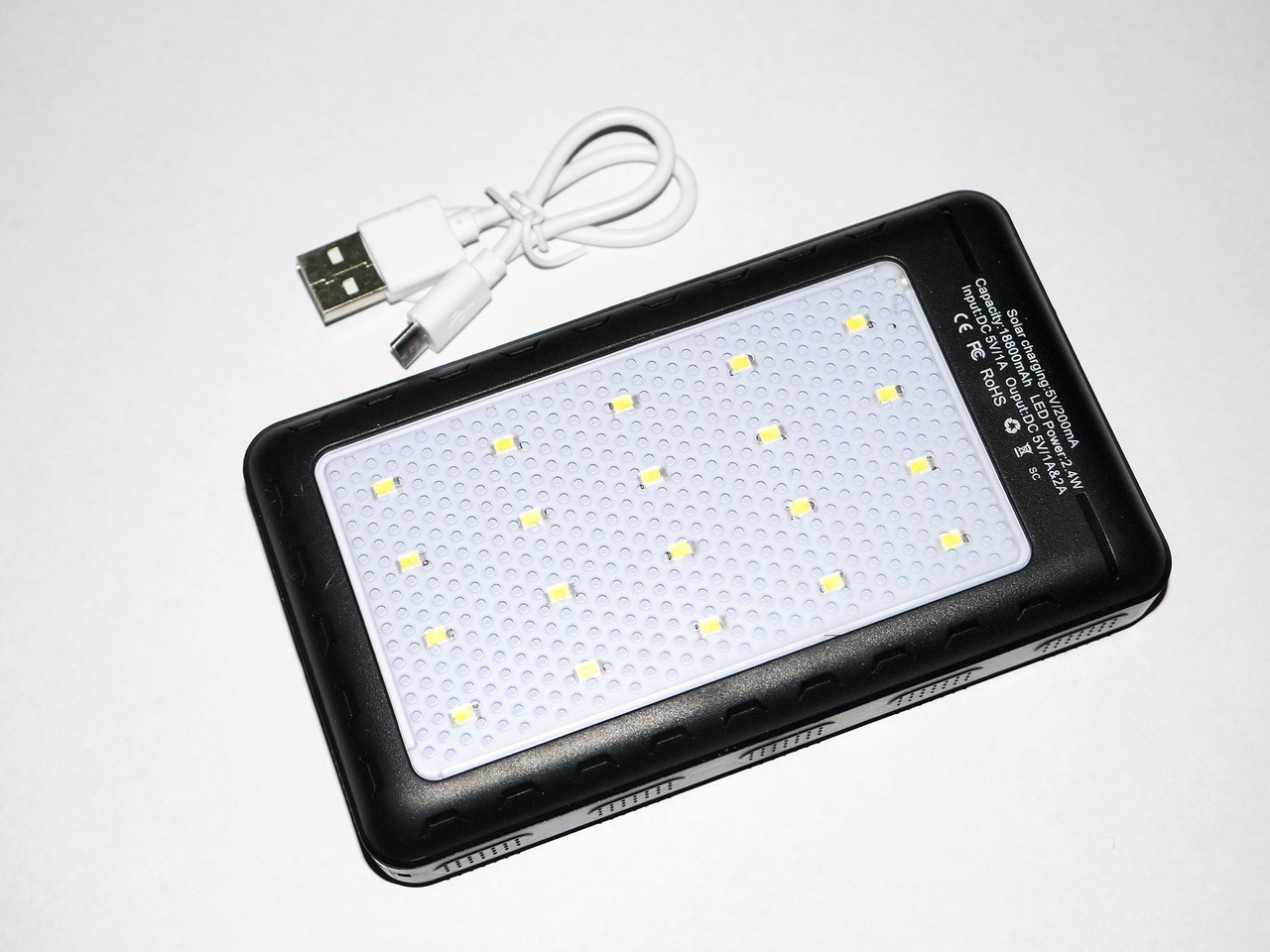 UKC 18800 mAh Powerbank Solar Портативный аккумулятор