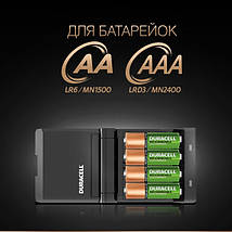 Універсальний ЗП Duracell Hi-Speed Charger (CEF14) +2x1300mAh +2x750mAh, AA/AAA, LED індикатор, 4 канала, Blister, фото 4