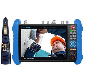 Moнітор тестер відеоспостереження IPC-IPC 9800MOVTADHS PRO 8MP IP CVI TVI AHD 8MP POE 12 в, Wi-Fi для відеокамер
