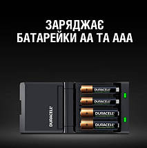 Універсальний ЗП Duracell Hi-Speed Charger (CEF27) +2x1300mAh +2x750mAh, AA/AAA, LED індикатор, 4 канала, Blister, фото 3