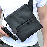 Сумка месенджер З КОБУРОЮ. Тактична сумка з тканини, сумка кобура через плече, сумка QU-642 тактична наплічна, фото 8