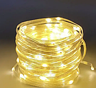 Вулична світлодіодна гірлянда силікон великі каплі роси 100Led 10м + 8 режимів світіння (CC18066-U100), фото 2