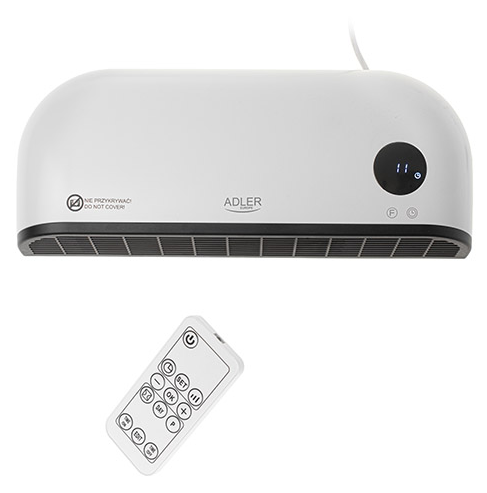 Світлодіодна повітряна завіса нагрівач тепловентилятор 2000 Вт Adler AD 7751, фото 1