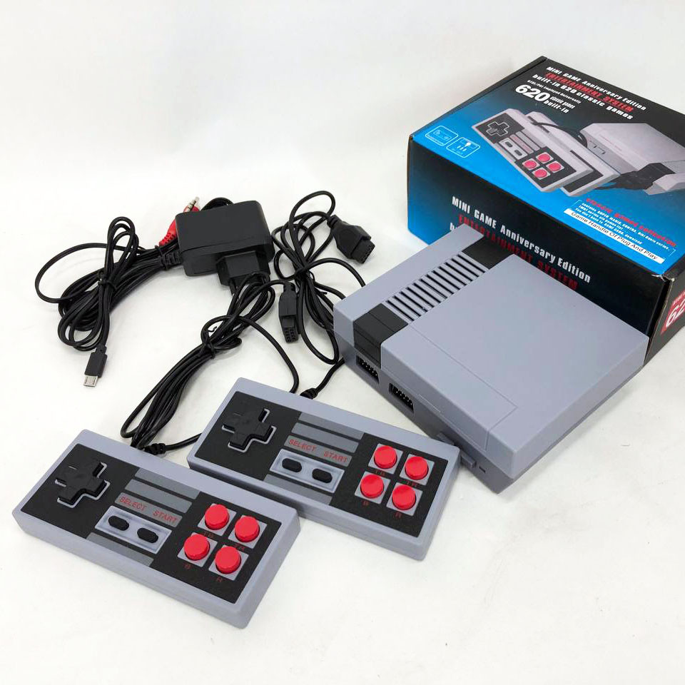 Ігрова приставка GAME NES 620 / 7724 два джойстики 620 вбудованих ігор HD-373 8bit Av-Вихід